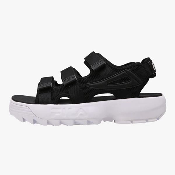 Sandalias Fila Hombre Negras - Disruptor Sd - España 081274CBJ